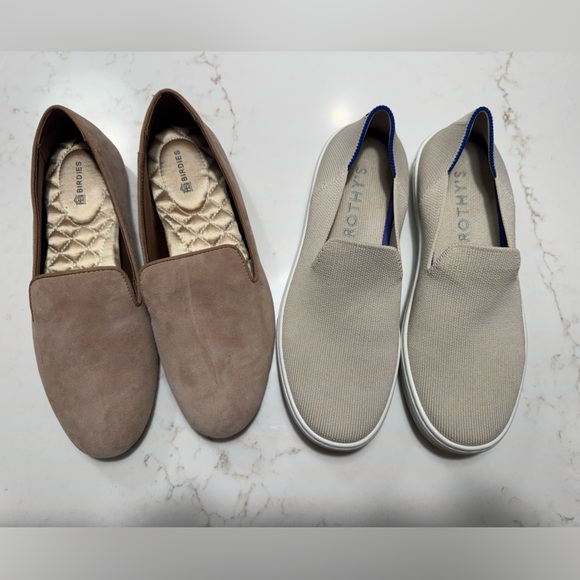 Rothy’s AND Birdies Flat Lot - 6/6.5 - Picture 1 of 5